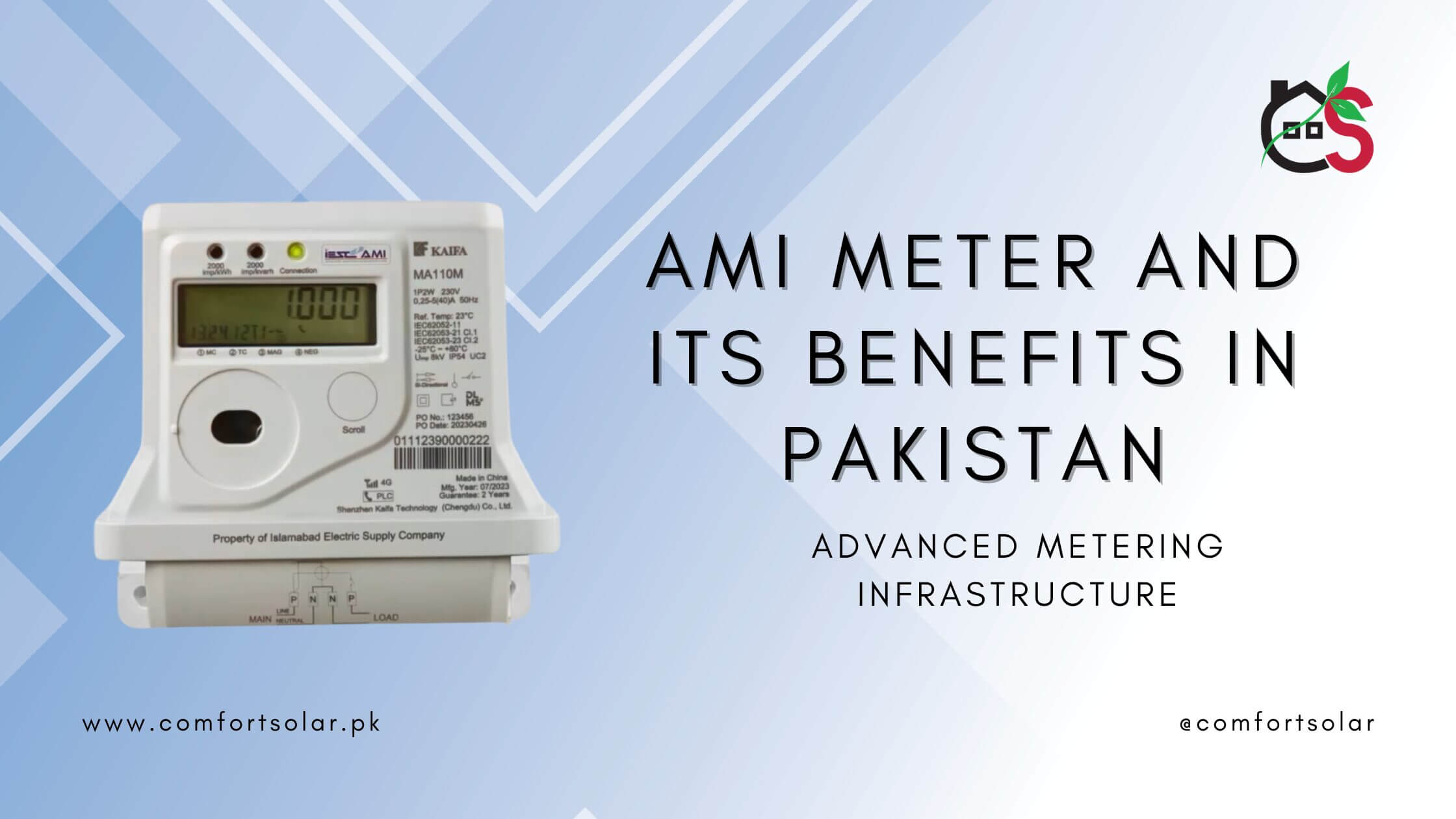 AMI Meter and its Benefits in Pakistan - Comfort Solar