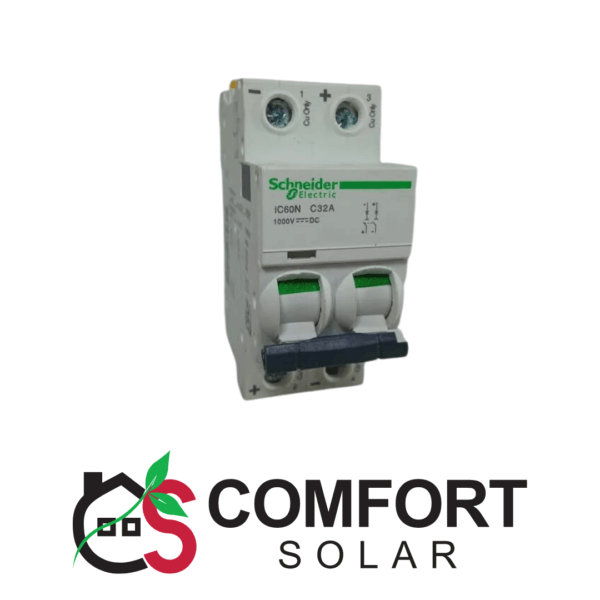 Slocable 2 Pole PV DC Solar Circuit Breaker for Solar System