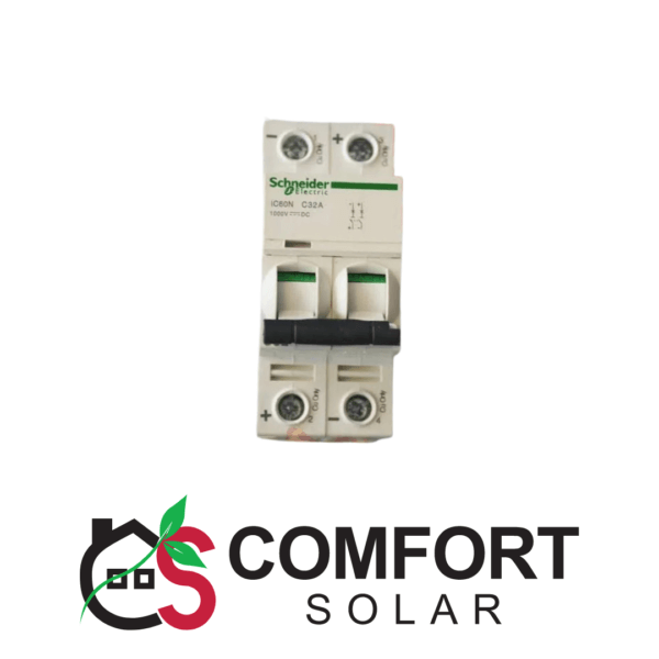 Slocable 2 Pole PV DC Solar Circuit Breaker for Solar System