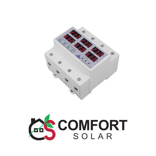 TOMZN 3 Phase Voltage and Current Protector (63A & 100A, 4 Pole) - Image 2