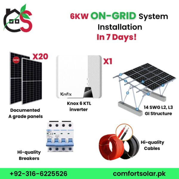 6kw On-Grid System